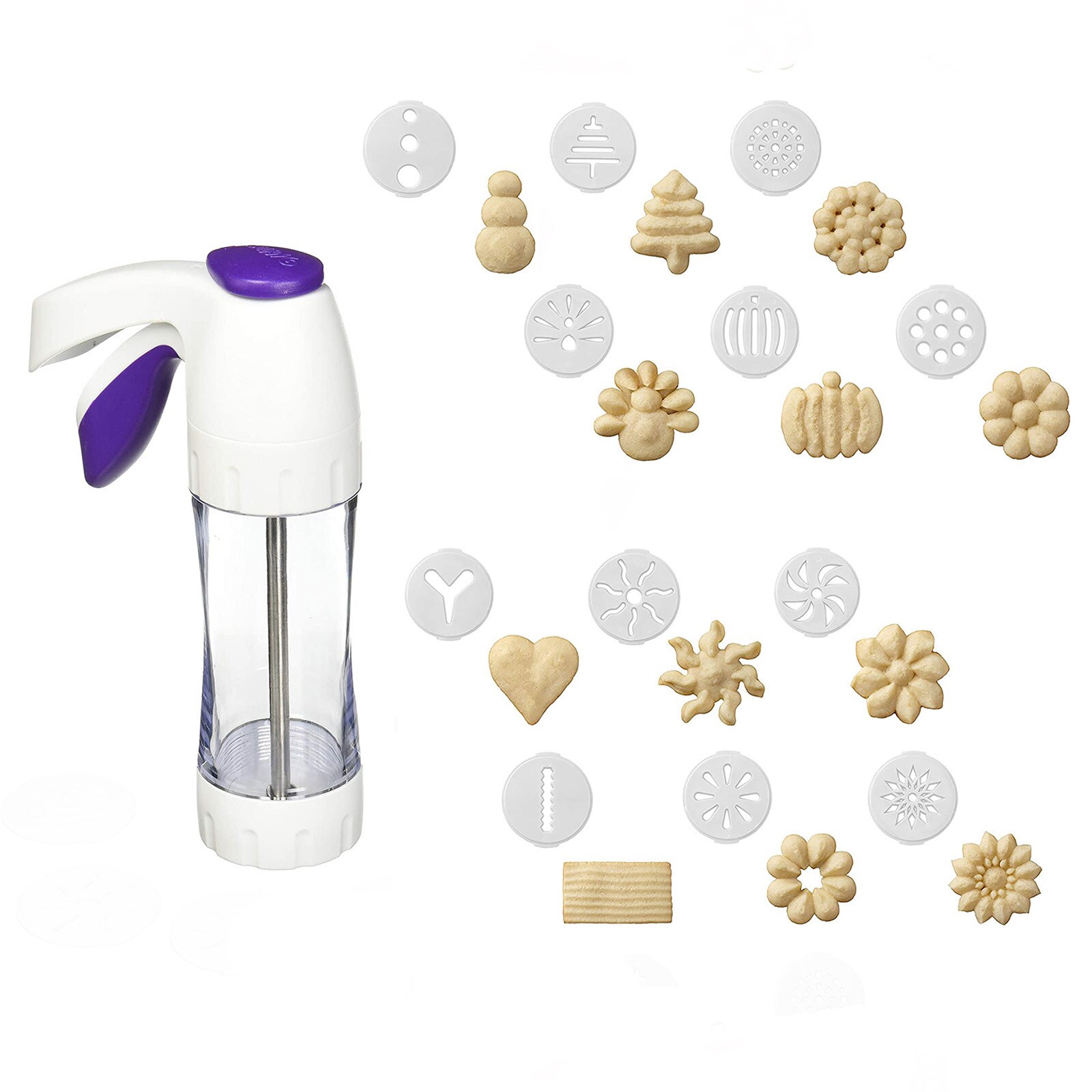 Wilton Comfort Grip Cookie Press 12 Disks 21042627 McCall's