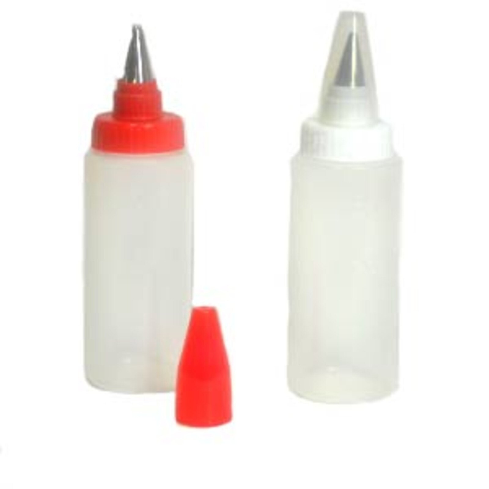 2 Squeeze Bottles with Tip Covers 1 Cup Capacity McCall's
