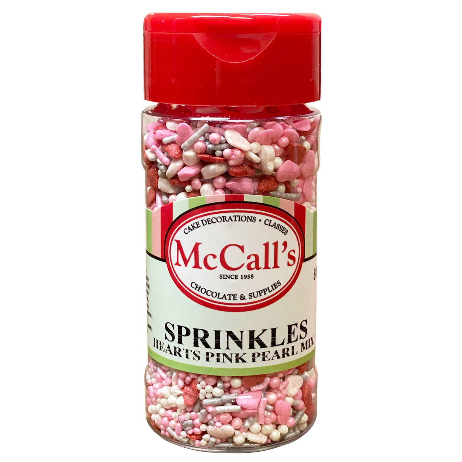Sprinkles Hearts Pink Pearl Mix 80 g McCall's