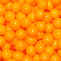 85 GM 7 MM ORANGE PEARL CANDIES 