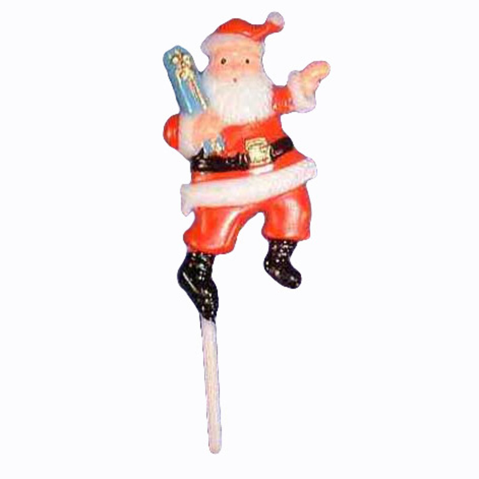 Santa with Gift Pick Flat 3