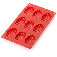 SILICONE PAN - MADELEINE 2 5/8" x 1 3/4" (9 CAVITIES)