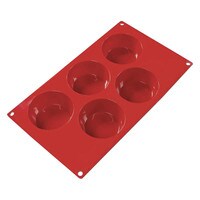 SILICONE PAN - LARGE MUFFIN 81 MM (5 CAVITIES)