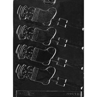MOLD - SNOWMAN IN STOCKING LOLLY 3 1/2" (4)