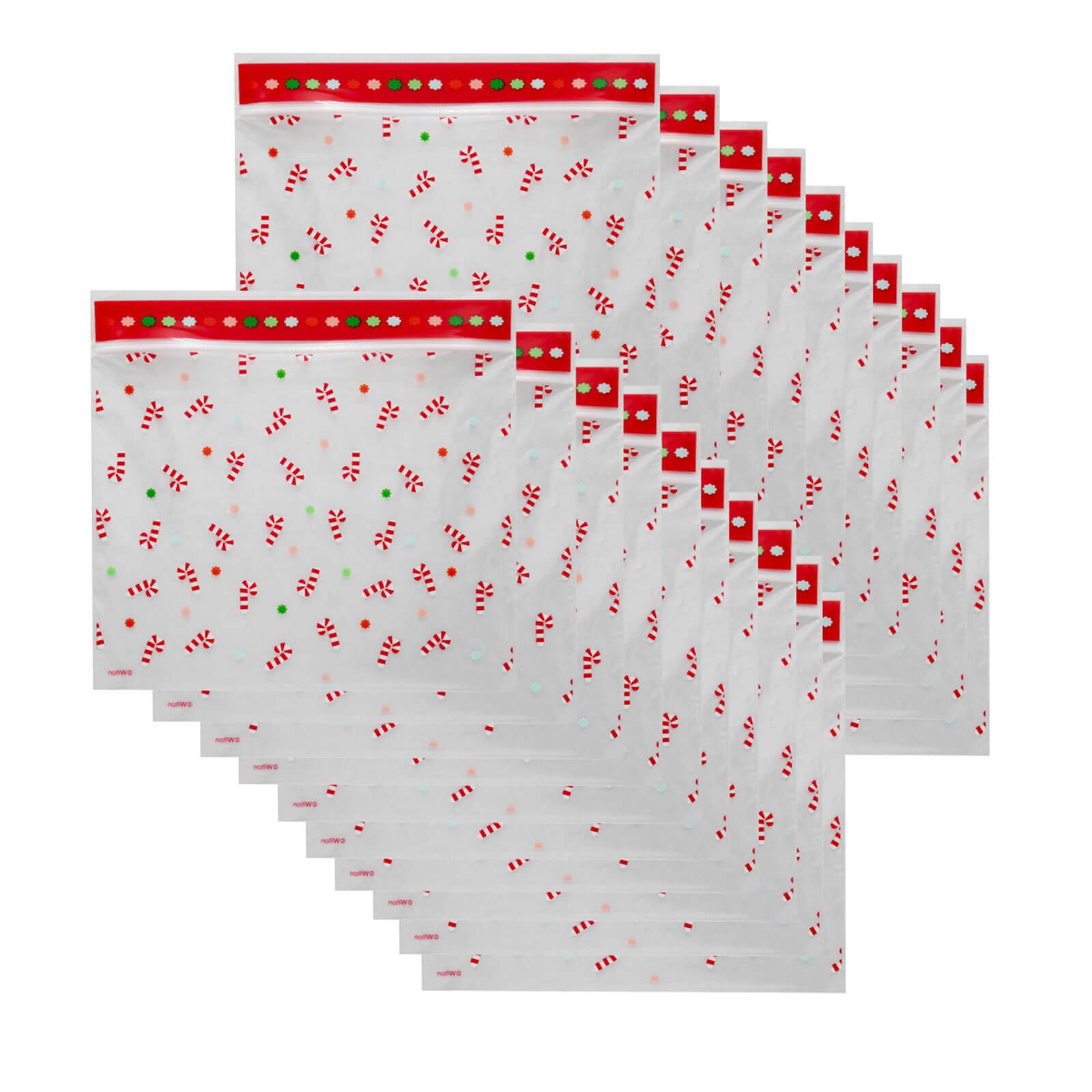 Wilton Resealable Candy Cane Party Bags 20 Pkg | McCall's