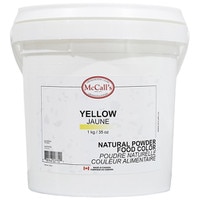 POWDER FOOD COLOR - NATURAL YELLOW 1 KG / 35 OZ