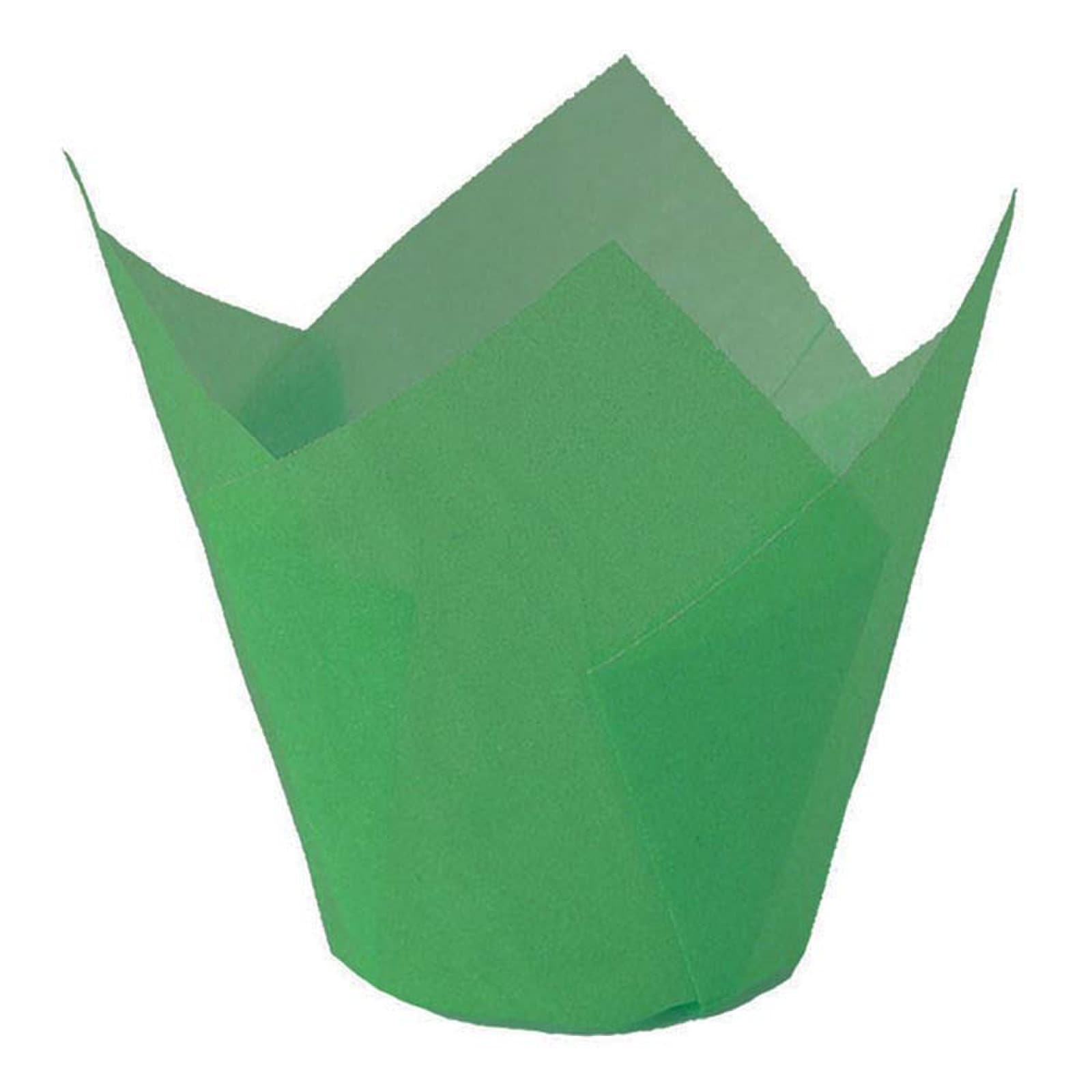 GREEN STD TULIP CUPS