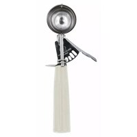 SCOOP PORTION DISHER SIZE 06 / 4 2/3 OZ / 3" WHITE