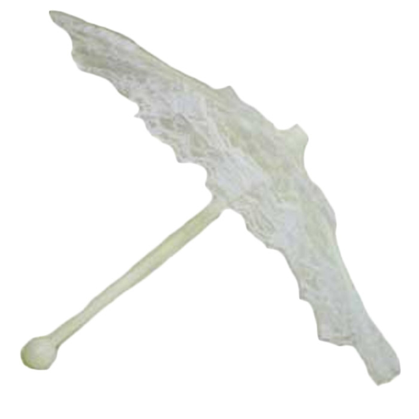 WHITE LACE UMBRELLA 9.5"