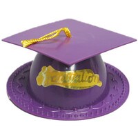 PURPLE GRADUATION CAP
