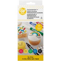 FOOD COLOR MARKERS PRIMARY - FINE TIP - PACK OF 5