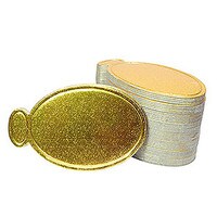BOARD OVAL GOLD TAB