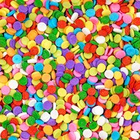 QUINS CONFETTI BRIGHT SMALL 1/8"