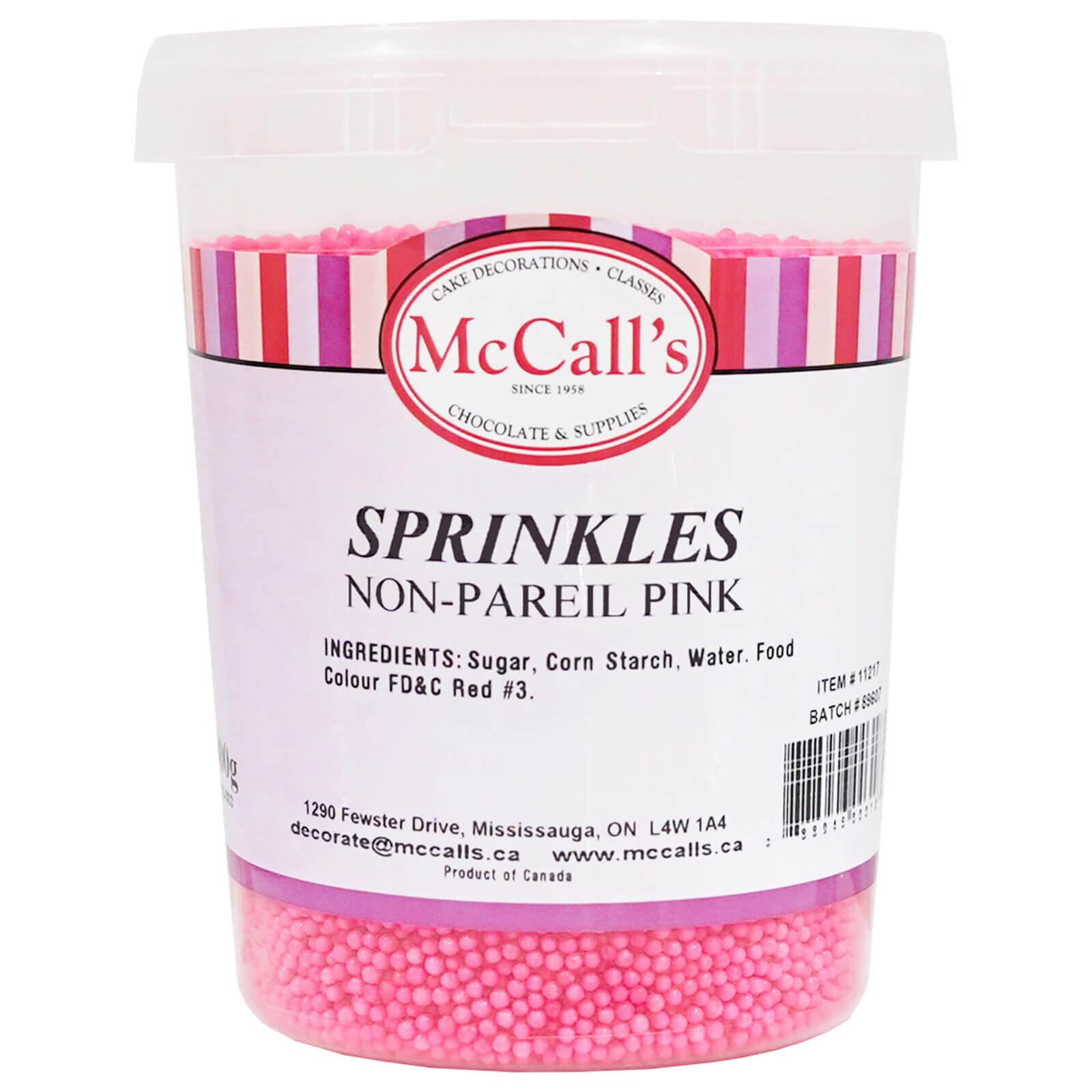 SPRINKLES NON PAREIL PINK 800 G