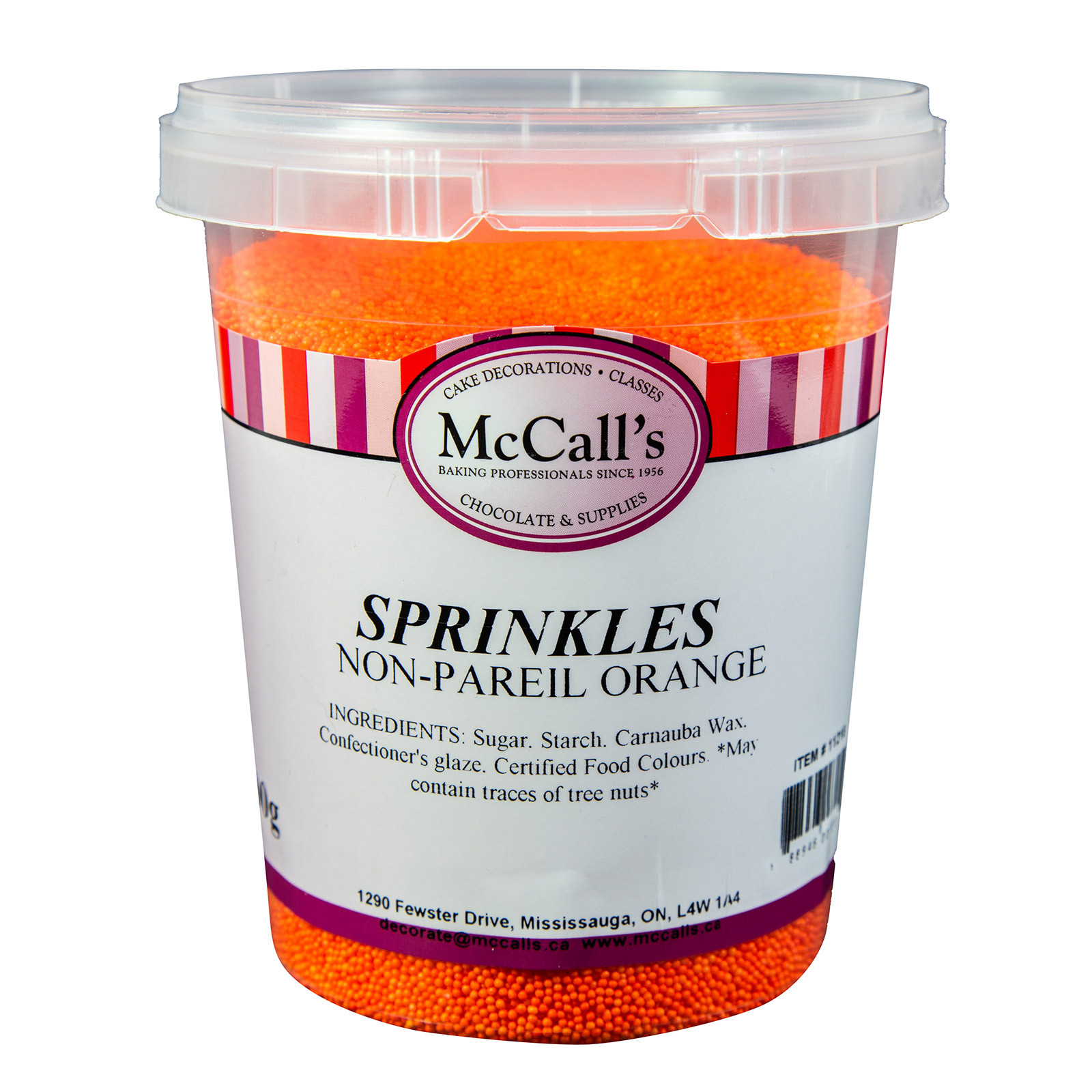 SPRINKLES - NON-PAREIL ORANGE 800 G 