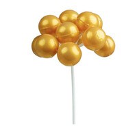 SMALL GOLD BALLOON CLUSTER 