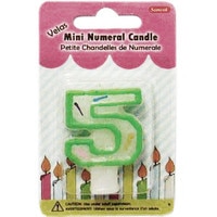 MINI NUMBER "5" CANDLE