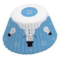 SNOWMAN STD BAKING CUPS 50 PCS