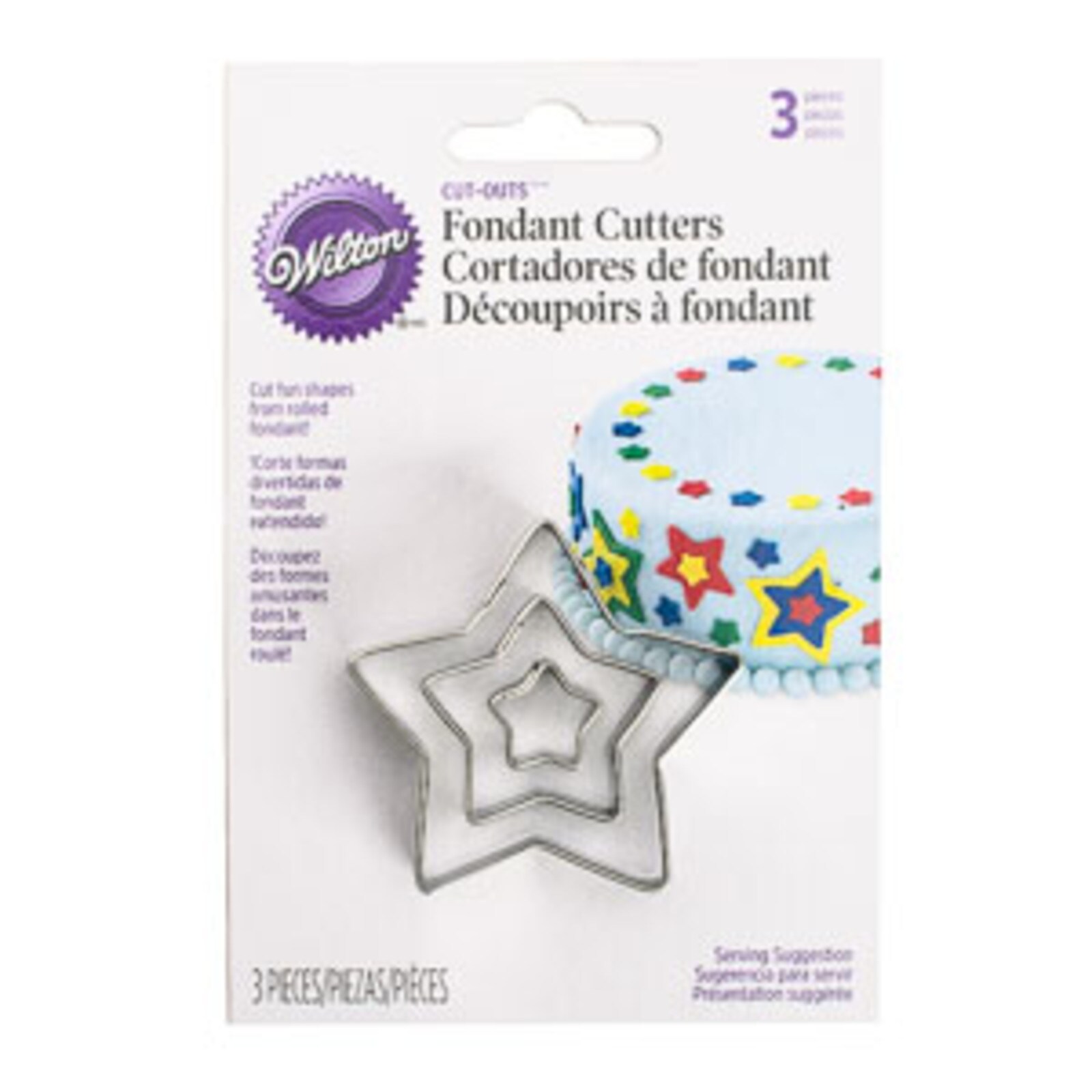 CUT OUTS - STAR 3PC METAL