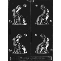 MOLD - SMALL 3D SITTING BUNNY 3" (2)