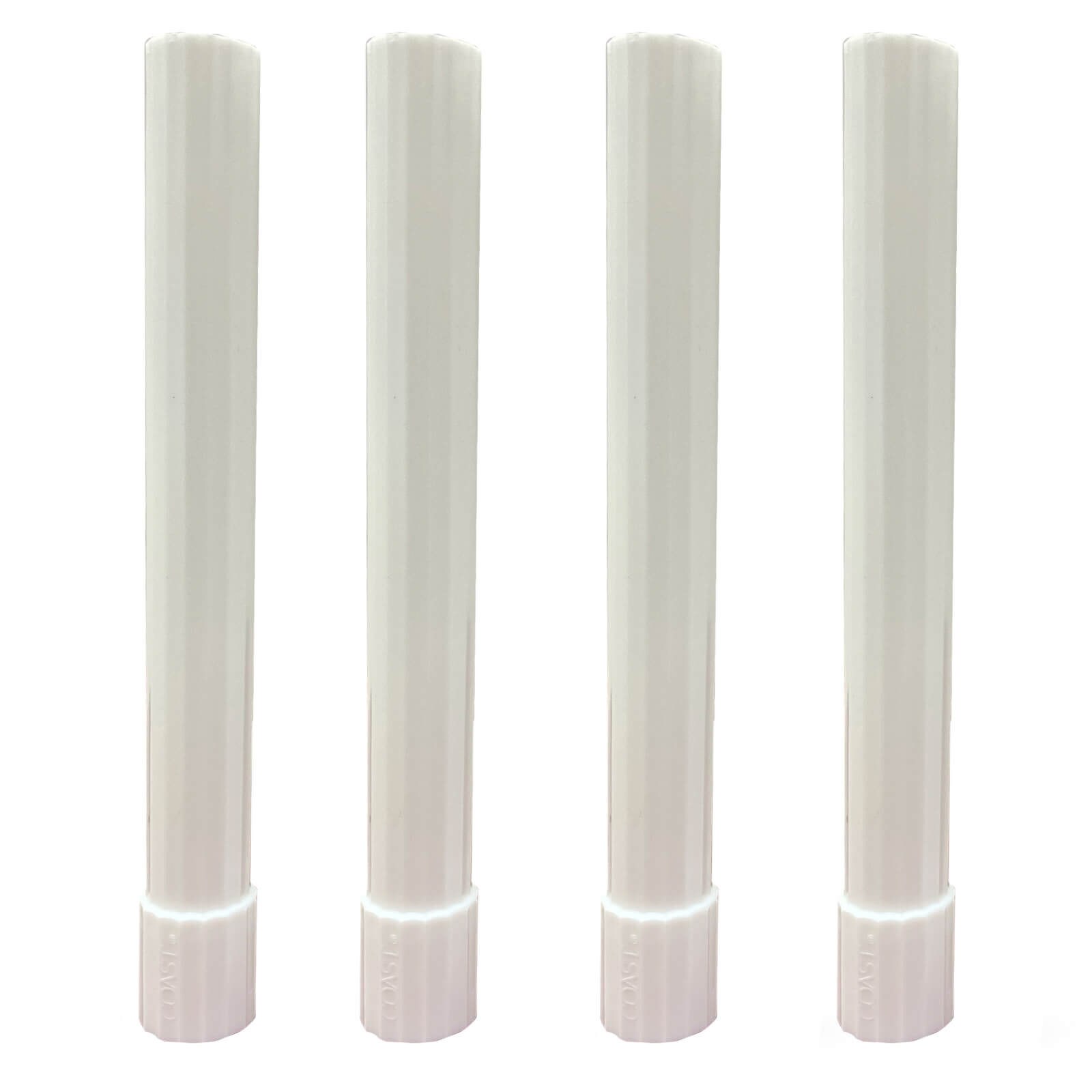 WHITE PILLARS - SET OF 4