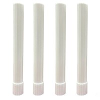 WHITE PILLARS - SET OF 4