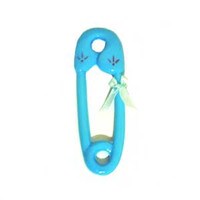 BLUE BABY SAFETY PIN 4 1/2" 