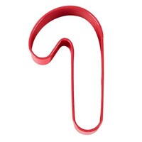 WILTON CANDY CANE COLORED COOKIE CUTTER 3"
