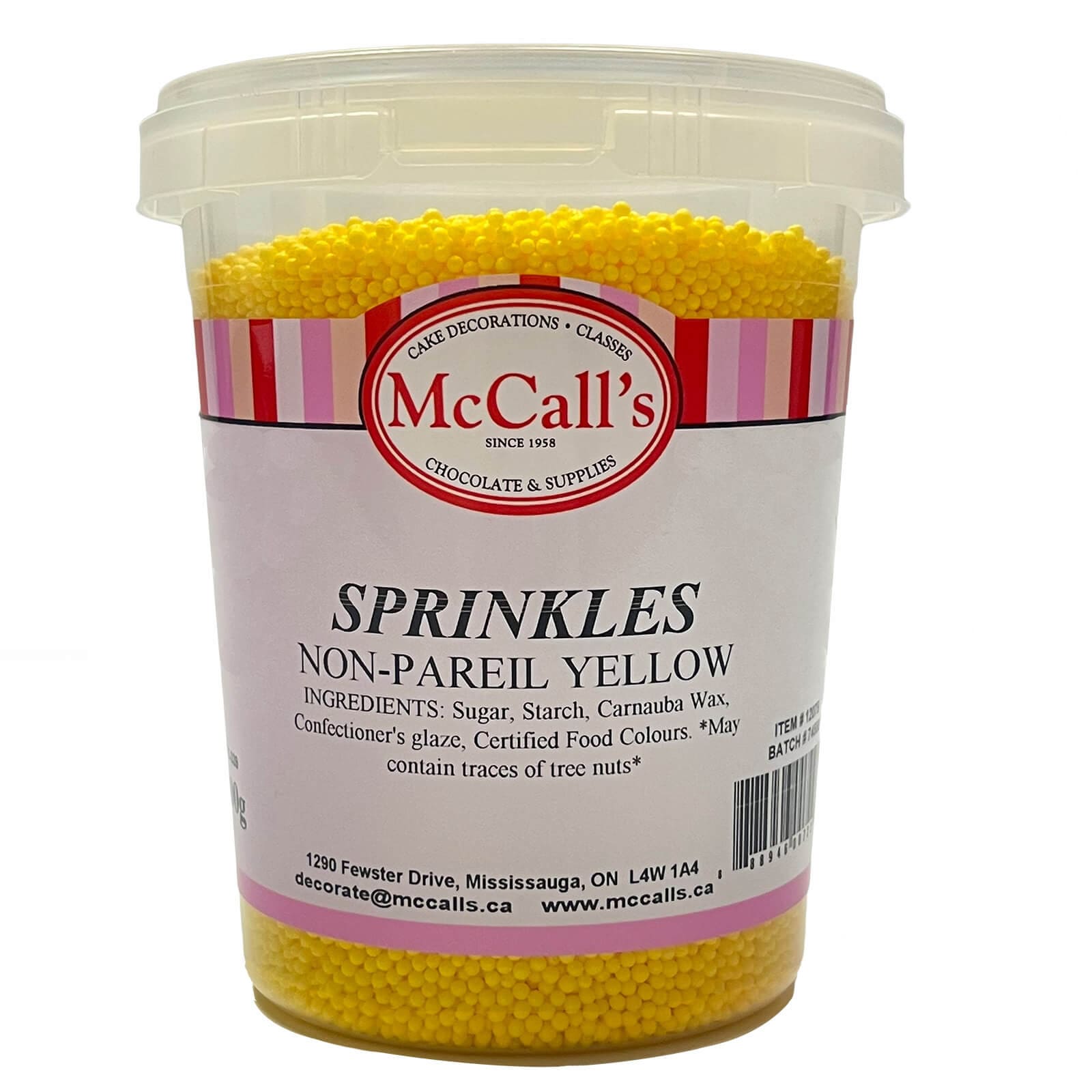 SPRINKLES NON PAREIL YELLOW 800 G