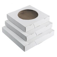 PIE BOX WITH  WINDOW  