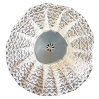 BOUQUET COLLAR - WHITE LACE 10 1/2"