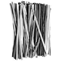 SILVER METALLIC FOIL TWIST TIES