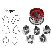 CHRISTMAS LINZER CUTTER SET - 7 PC