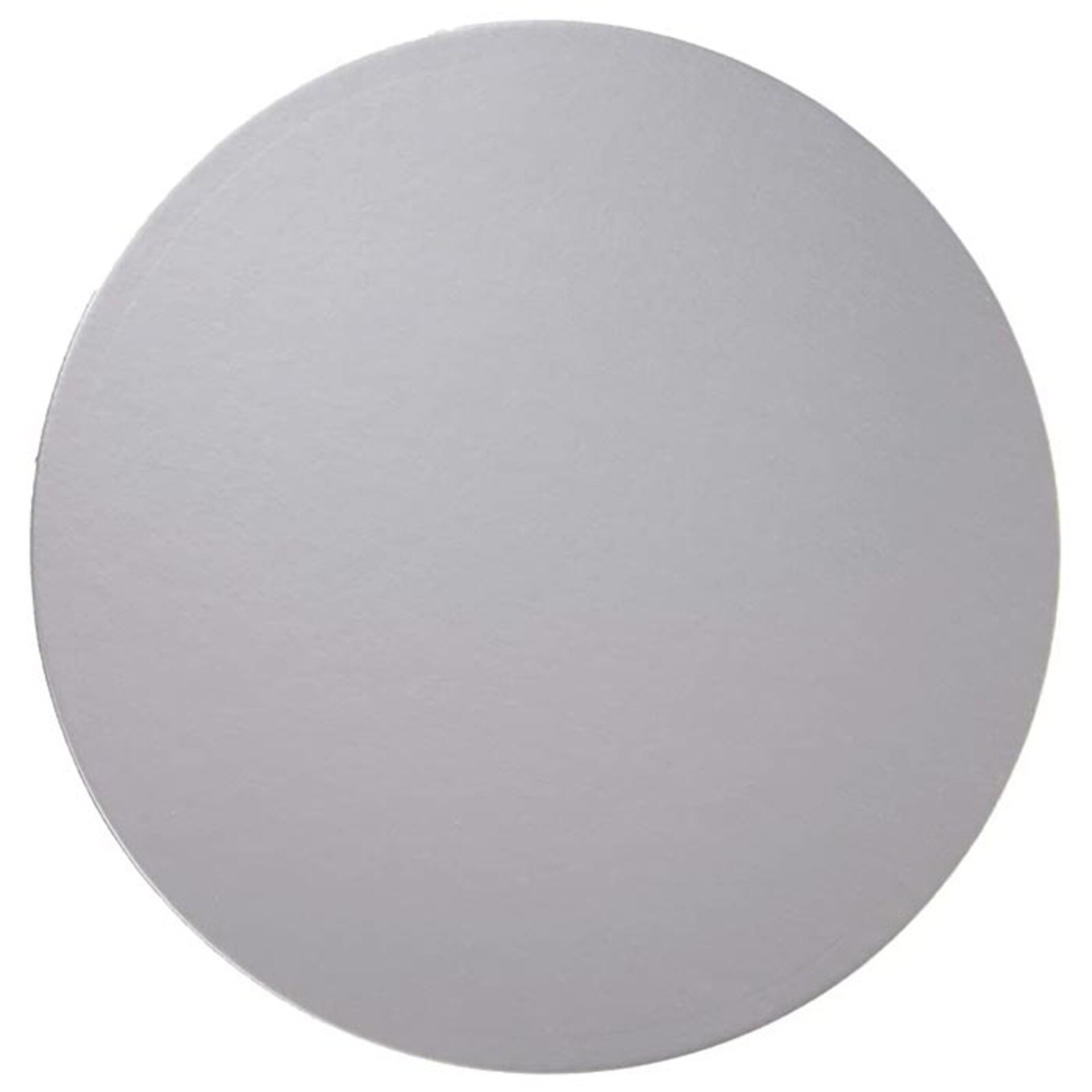 ROUND SILVER CAKE BOARD - PLAIN EDGE