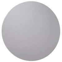 ROUND SILVER CAKE BOARD - PLAIN EDGE