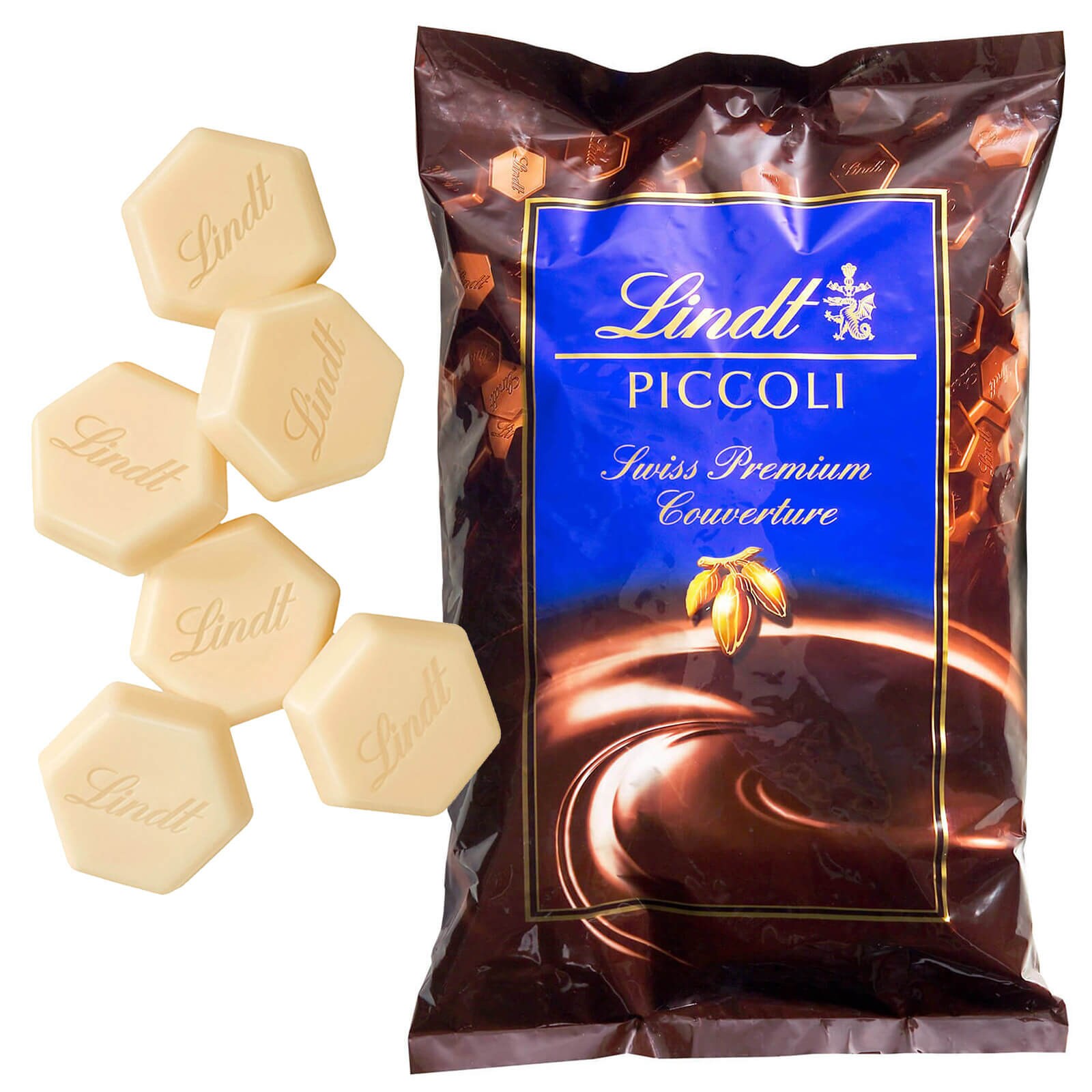 LINDT PICCOLI BLANCOR WHITE CHOCOLATE 36% - 2.5 KG