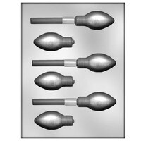 MOLD - 3D CHRISTMAS BULB LOLLY 1 5/8" (3)