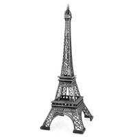 SILVER EIFFEL TOWER ORNAMENT TOPPER