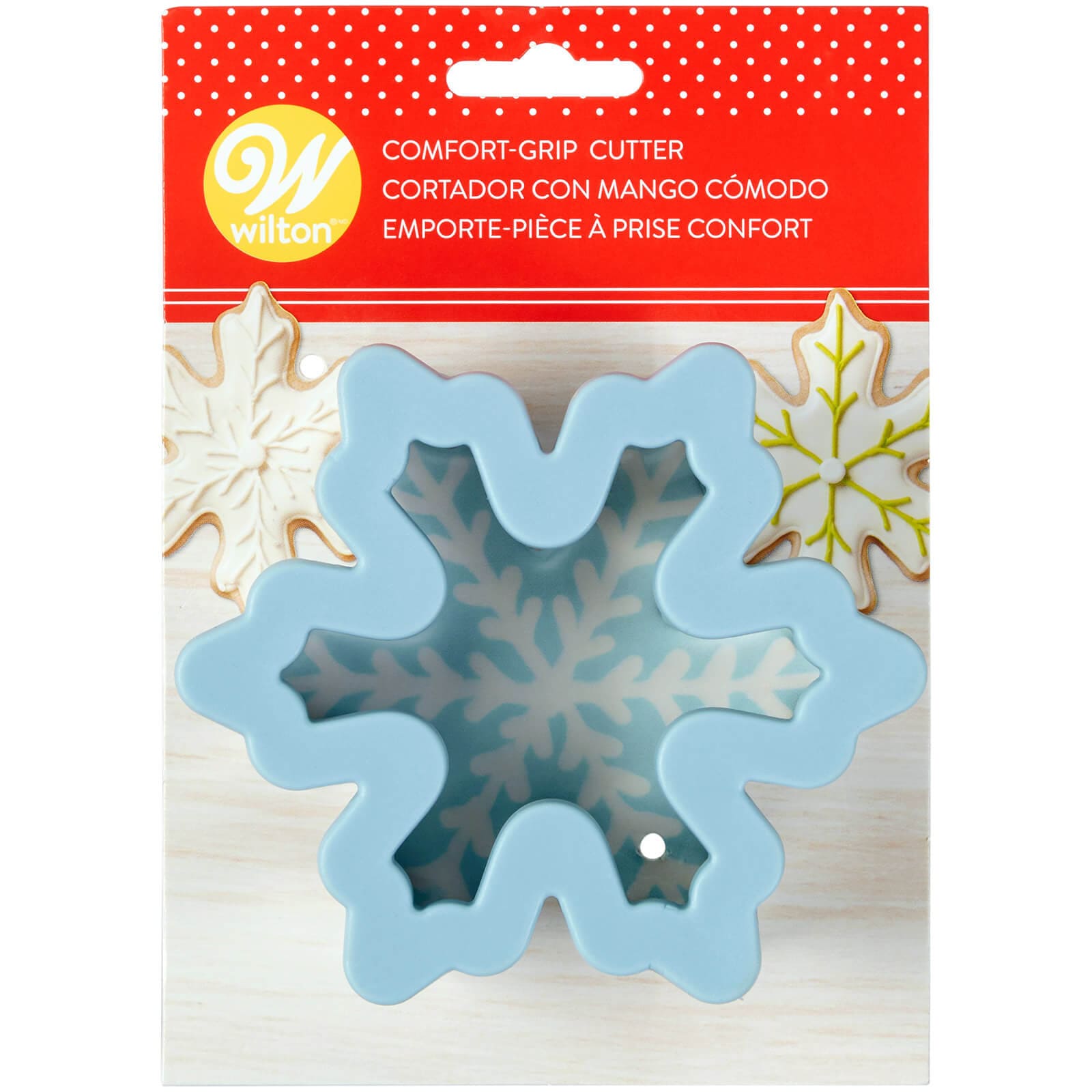 WILTON SNOWFLAKE COMFORT-GRIP CUTTER 4"