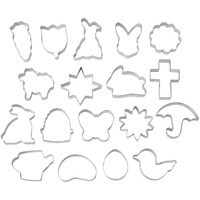 WILTON EASTER METAL CUTTER SET - 18 PC