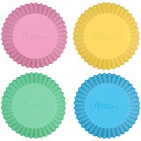 WILTON SILICONE PASTEL BAKING CUPS 2" -  12 PC