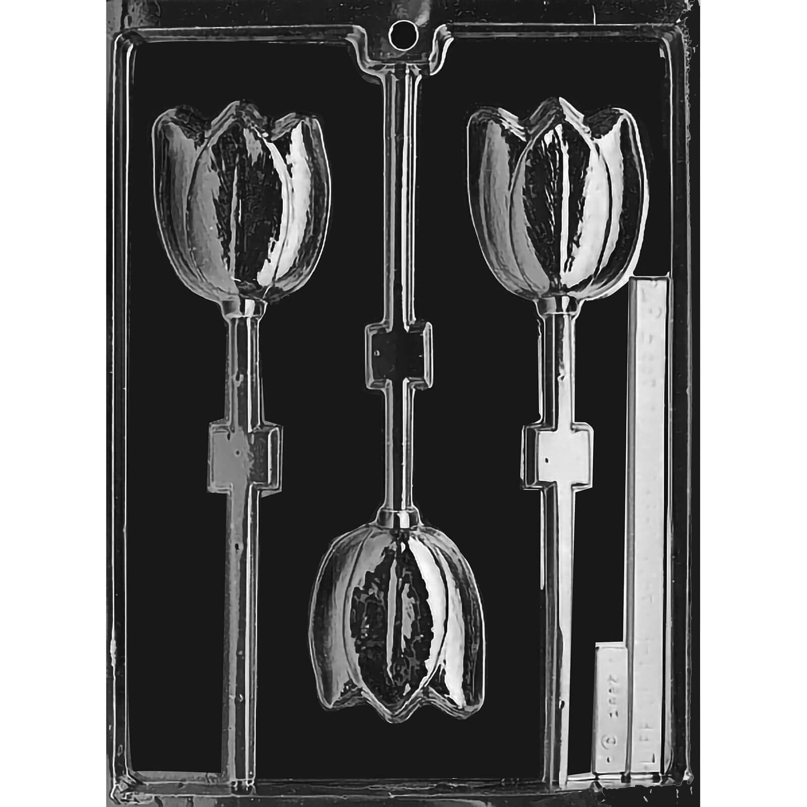 MOLD - TULIP LOLLY 2 1/4" X 3 3/4" X 5/8" (3)