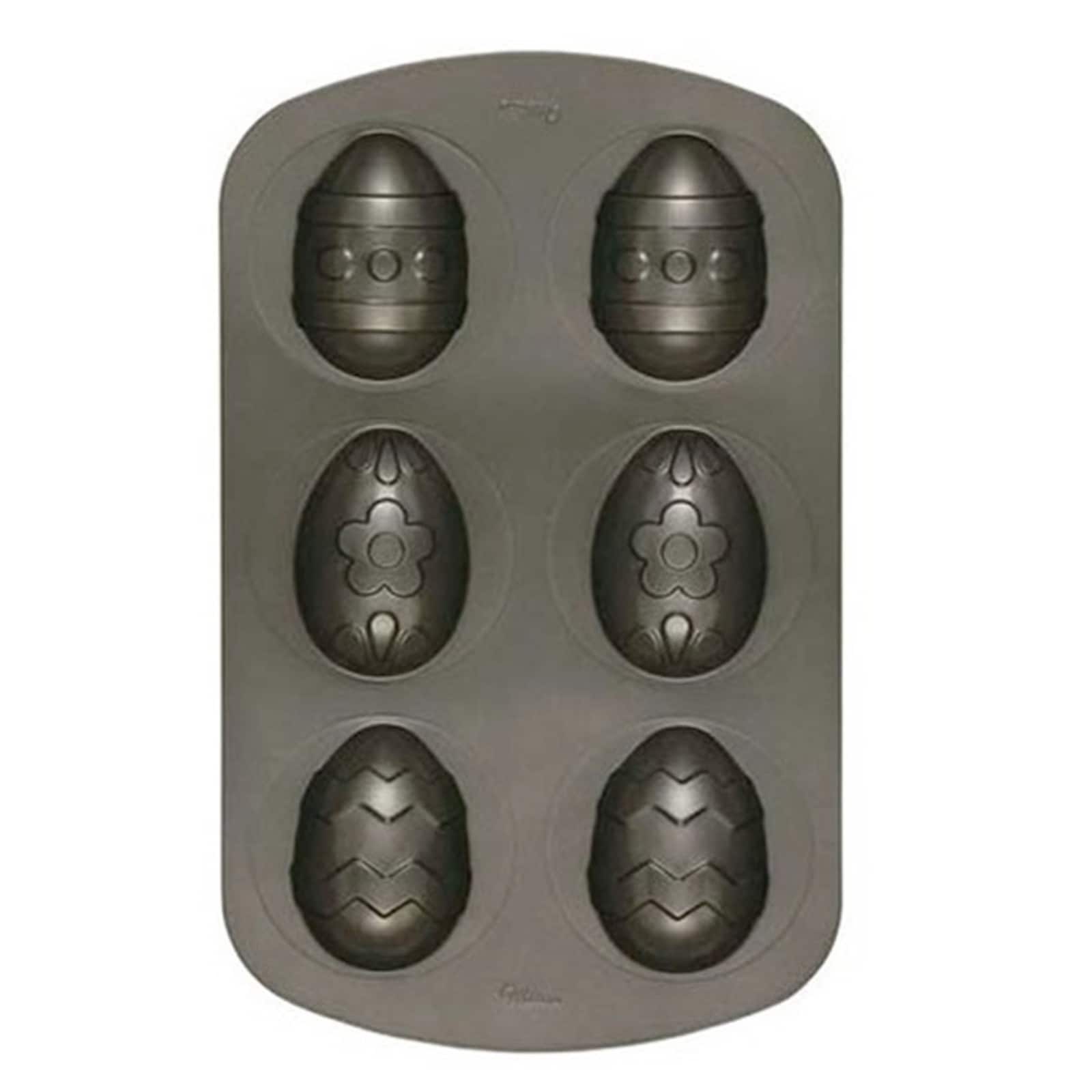 WILTON MINI DECORATED EGG N/S PAN - 6 CAVITIES