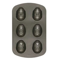 WILTON MINI DECORATED EGG N/S PAN - 6 CAVITIES