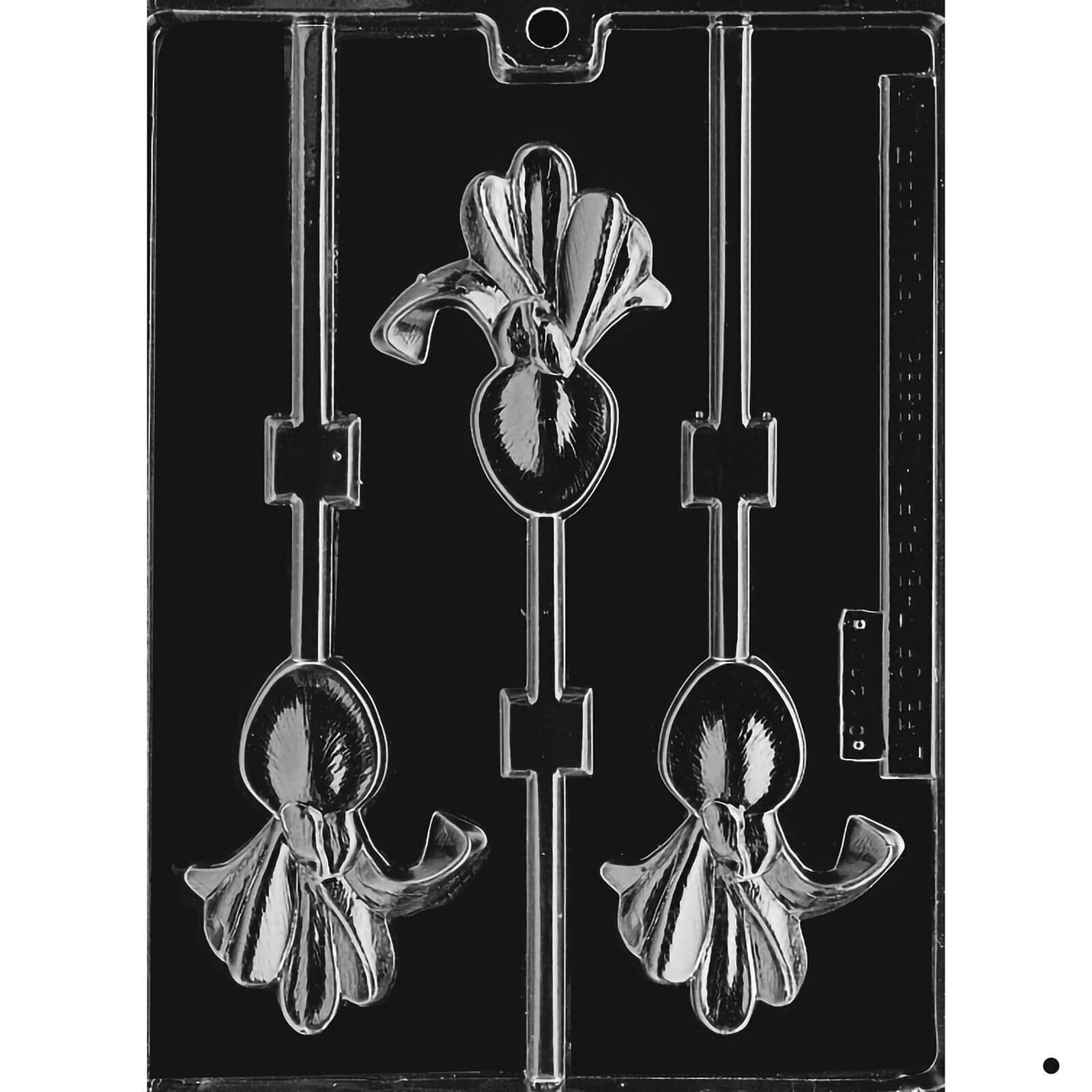 MOLD - IRIS LOLLY 2 3/4" X 3 1/2" X 3/8" (3)