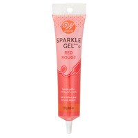WILTON RED SPARKLE PIPING JELLY - 3.5 OZ