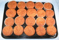 CARROT FROZEN CUPCAKE - 24 PACK (24 X 50 G)