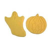 48/BOX 3" FROZEN GHOST/PUMPKIN COOKIES