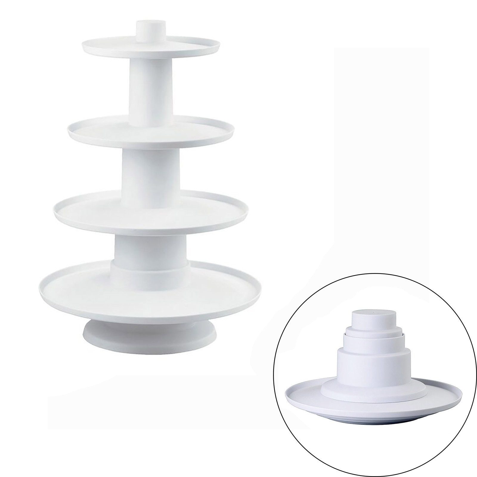 WILTON 4 TIER TREAT STACKED STAND 
