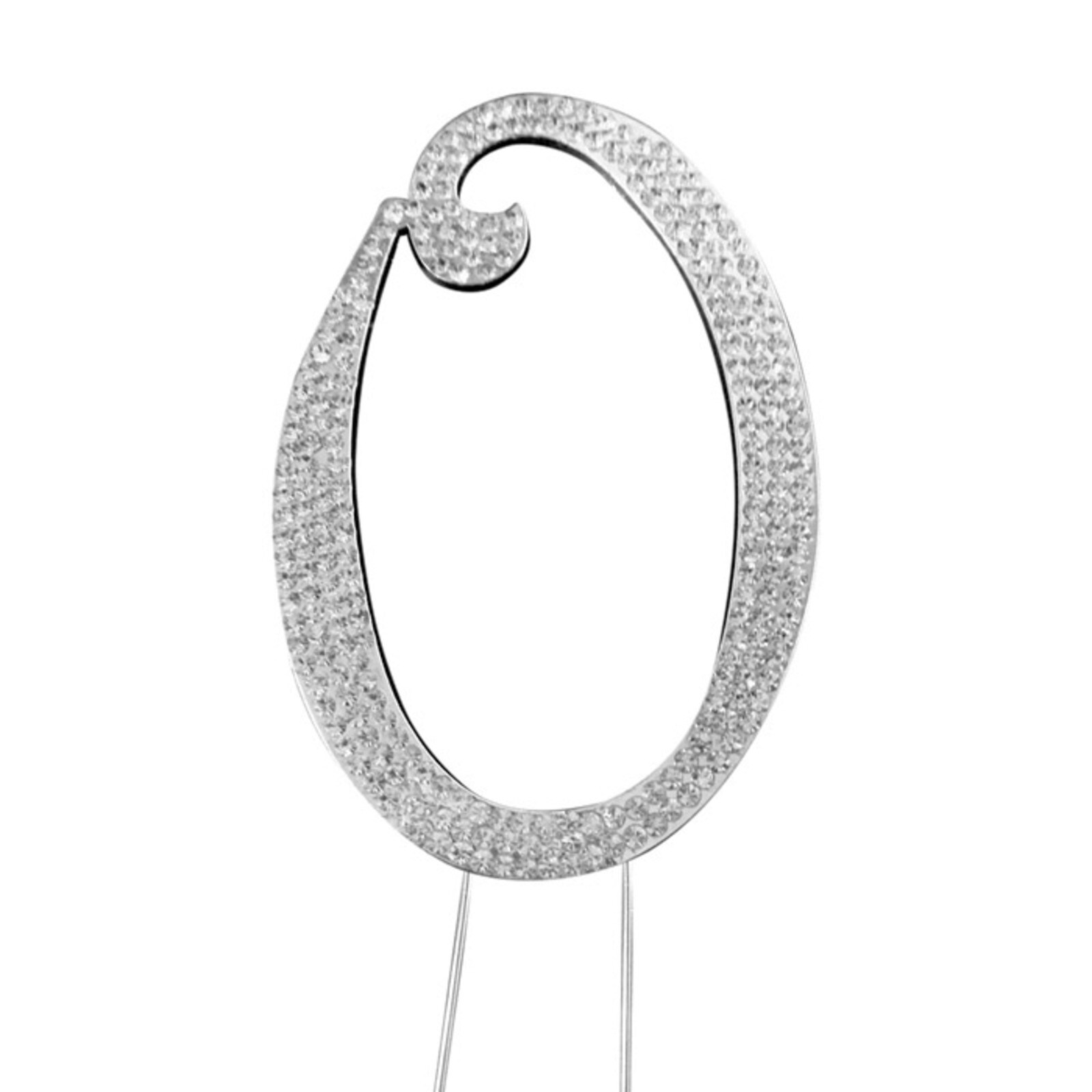 BLING PICK - NUMBER ZERO - 4 1/2" / 12 CM